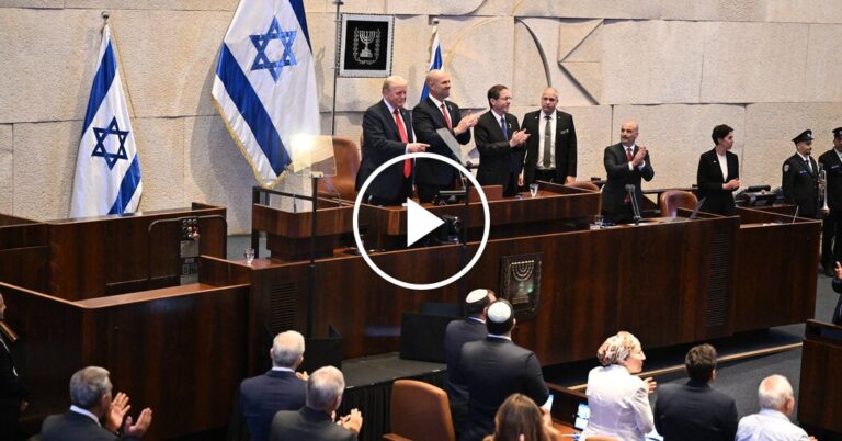 Trump Speaks to Israeli Parliament Regarding Gaza Cease-Fire