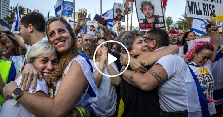 Loved ones rejoice as Israeli hostage returns to safety