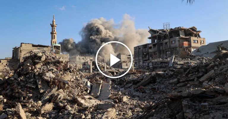 Israel Launches Attack on Gaza in First Big Test of U.S.-Negotiated Truce