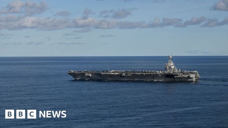 Maduro of Venezuela accuses US of ‘manufacturing war’ following deployment of massive warship