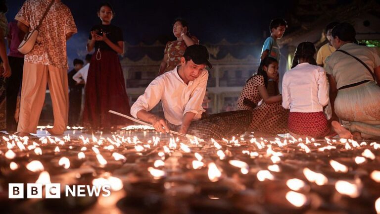 Army paraglider bombs Buddhist festival, resulting in at least 24 deaths