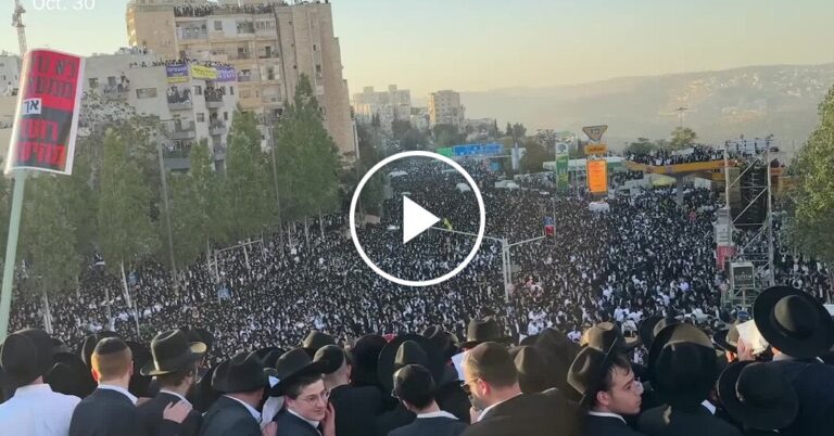 Ultra-Orthodox Community Demonstrates Against Israel’s Military Draft