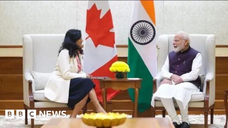 Canadian Foreign Minister meets with Indian Prime Minister Modi as relations improve