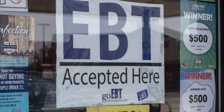 Single mother wins lawsuit against Kentucky after being removed from food stamp program for purchasing groceries at her workplace.