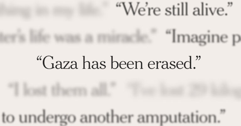 Our Attempts to Reach Gazans and Their Stories During Two Years of War