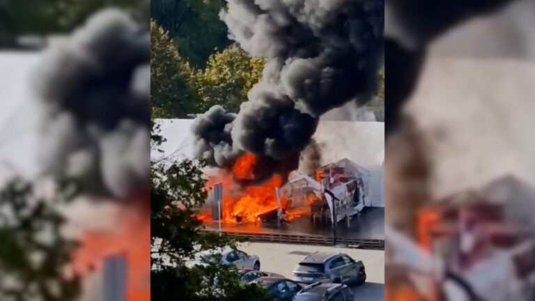 Man arrested after shooting and setting fire in Serbian parliament in suspected terror attack, say police