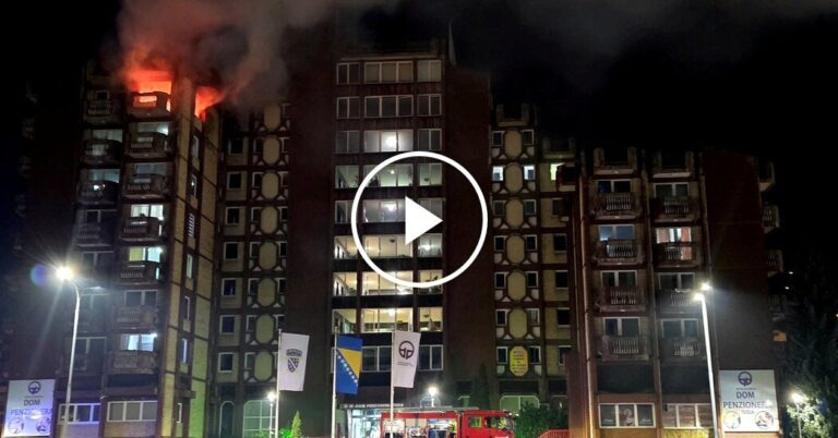 Retirement Home in Bosnia Devastated by Fire