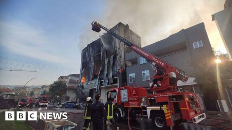 Six people killed in a warehouse fire at Turkey perfume warehouse