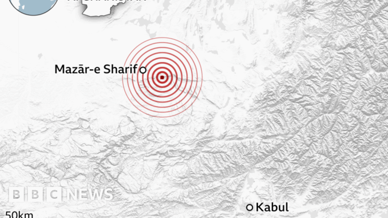 Magnitude-6.3 earthquake in Afghanistan claims the lives of at least seven