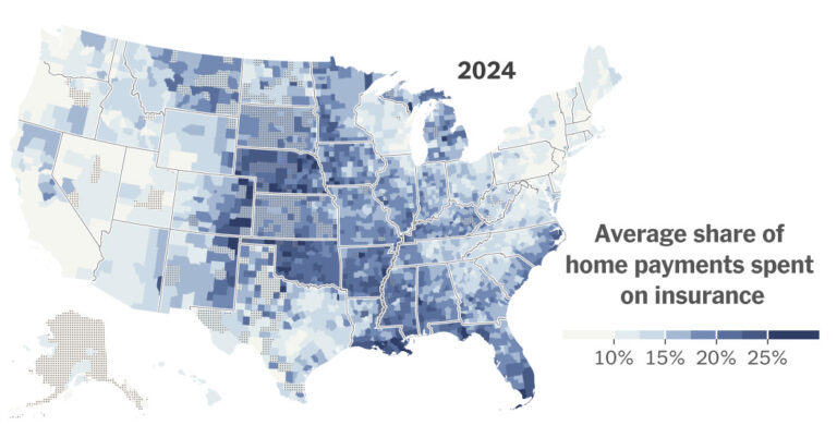 Increasing Home Insurance Costs Threaten the Value of Homes in High-Risk Areas