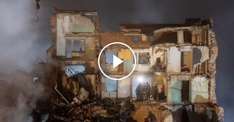 Search for Survivors in Ukraine as Peace Plan is Proposed