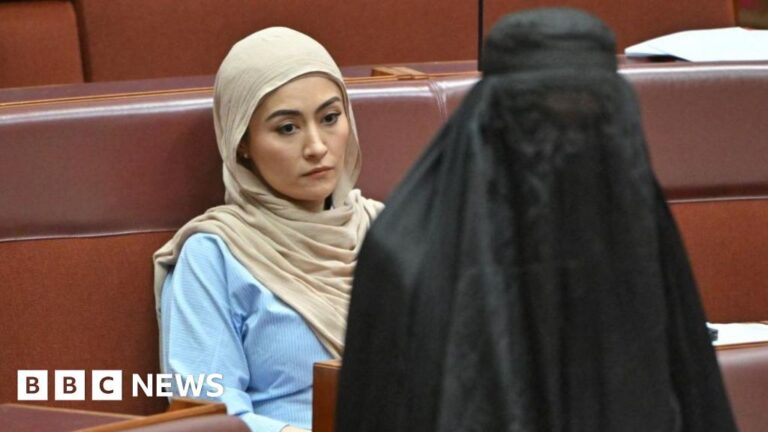 Senator in Australia suspended for wearing burka in parliament
