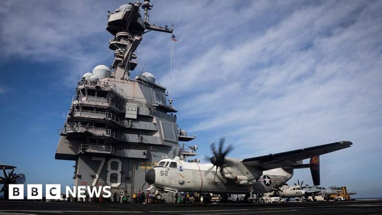 US aircraft carrier group approaches Latin America