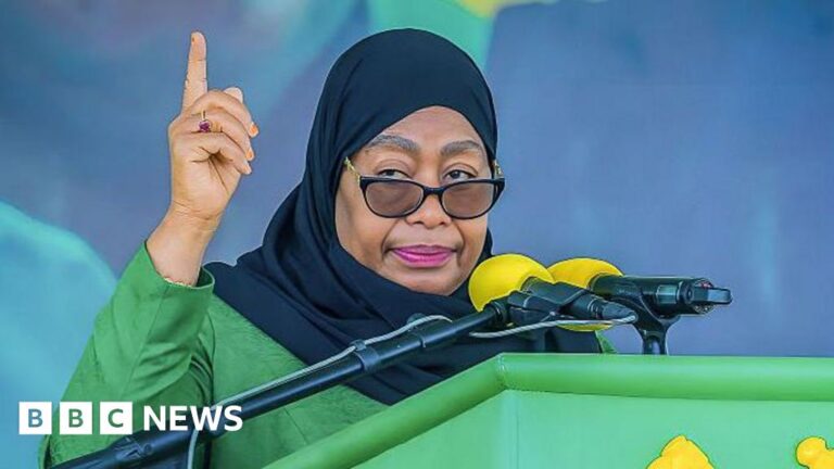 After unrest, Samia Suluhu Hassan is sworn in as president