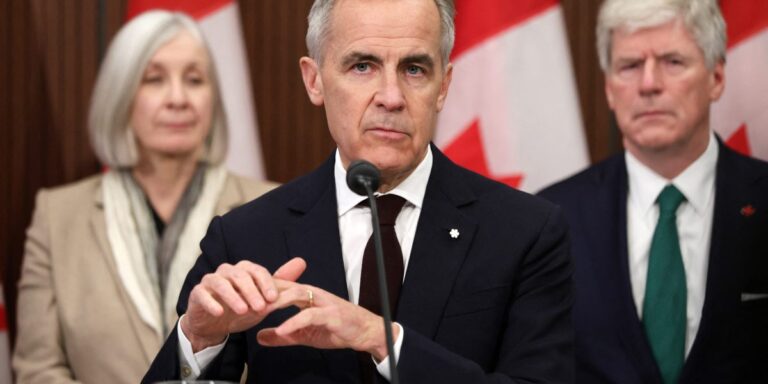 Mark Carney describes Canada’s trading relationship with the U.S. as a former strength that has now become a weakness