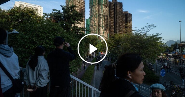 Hope diminishes for survivors as Hong Kong fire rescue operations come to a halt