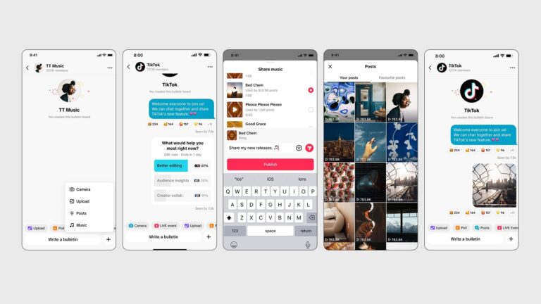 New Feature Alert: TikTok Introduces ‘Bulletin Board’ Broadcast Channel for Artists and Creators