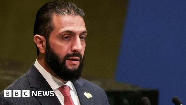 Syrian official Sharaa visits US for discussions with Trump following lifting of sanctions