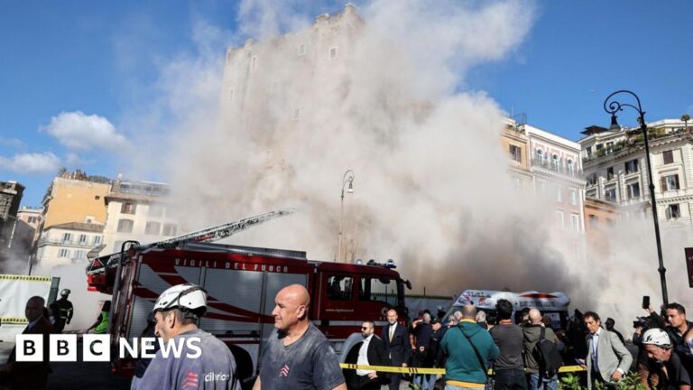 Worker perishes following partial collapse of medieval tower in Rome