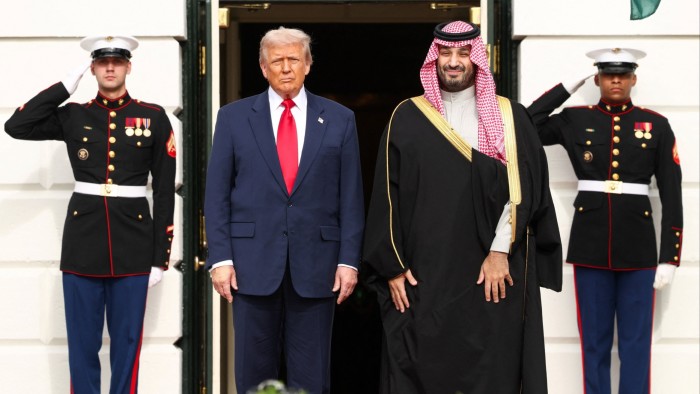 The White House hosts meeting between President Trump and Saudi crown prince