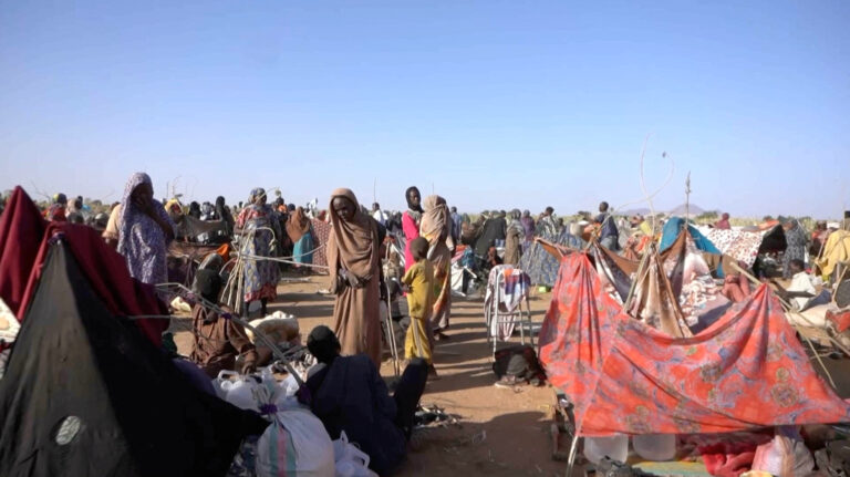 Al Jazeera reports on thousands fleeing el-Fasher displacement camp in Sudan