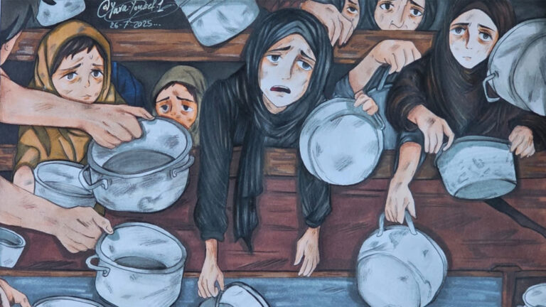 Palestinian girl uses anime cartoons to depict Gaza’s hardships