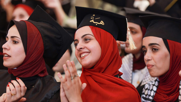 First Class of Gaza University Students Graduate Since War