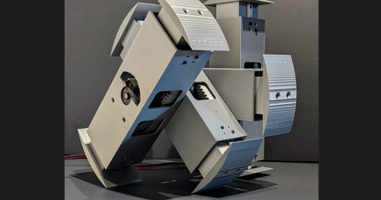 The First Robot that Moves Like TARS from Interstellar, Walking and Rolling