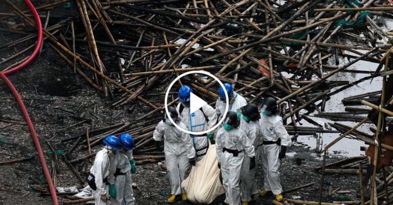 Officials Say Unsafe Netting Sheathing Hong Kong Towers