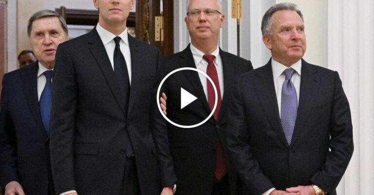 Trump’s Representative Holds Talks with Putin Regarding Conflict in Ukraine