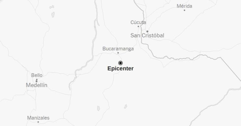 Map: Colombia Hit by 5.5-Magnitude Earthquake