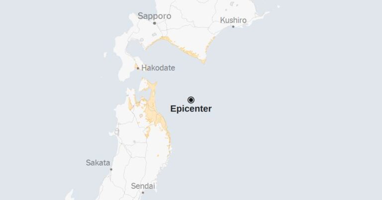 6.7-Magnitude Earthquake Hits Japan’s Coast: Map