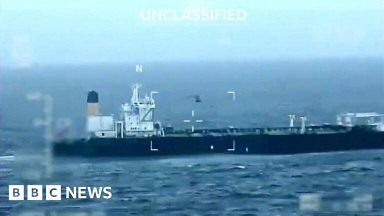 Officials say US seizes vessel off Venezuela’s coast in international waters