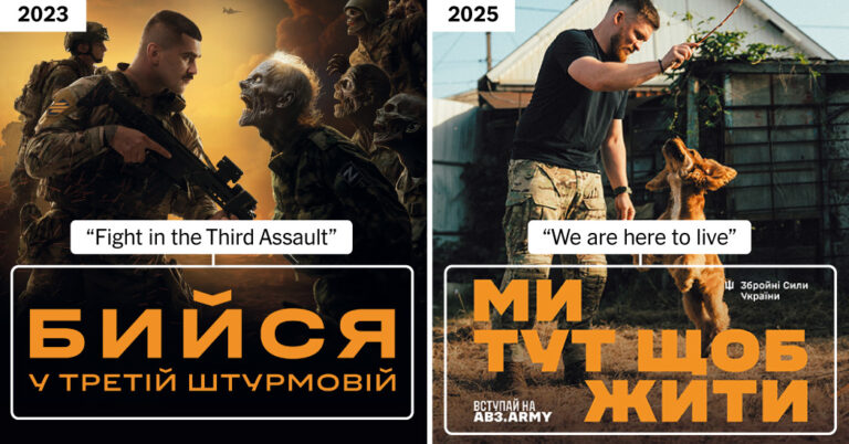 The Evolution of War Traced through Ukraine’s Army Recruitment Ads