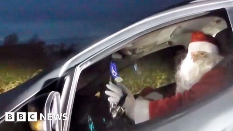 Santa Gets Pulled Over for Speeding in Ohio