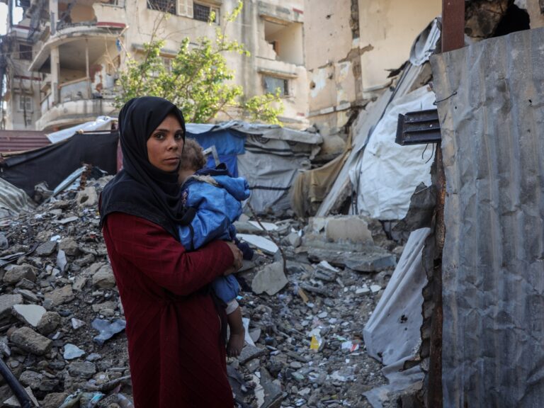 Family’s Shelter in Gaza Reduced to Rubble by Winter Storm, Adding to Tragedy of Israel-Palestine Conflict