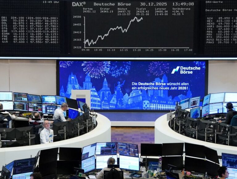 European shares on track for strongest performance since 2021