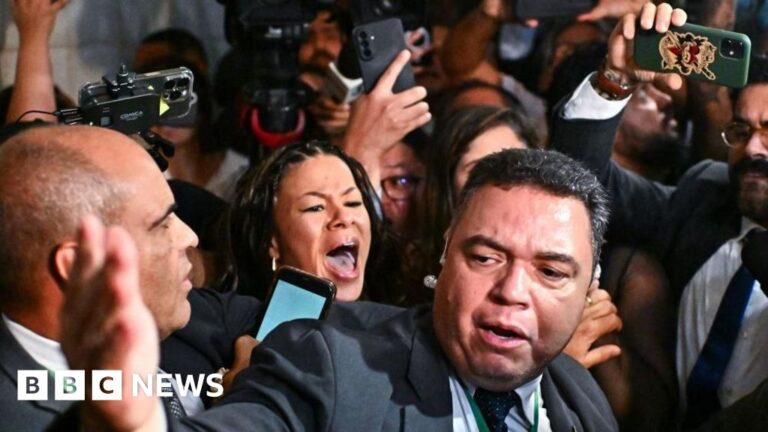 Congress erupts in chaos during vote on Jair Bolsonaro’s sentence