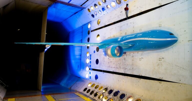 NASA Boeing’s Wing Technology Minimizes Jet Turbulence