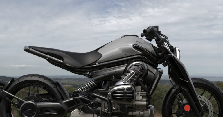 Powerhouse Motorcycle with Hybrid Boxer Engine