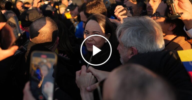 Machado Presents Trump with Her Nobel Peace Prize Medal