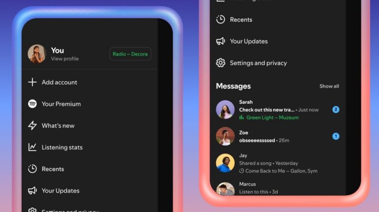 Spotify enhances messaging feature with real-time friend activity updates and ‘Request to Jam’ option.