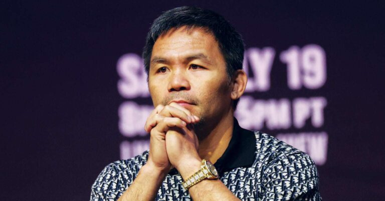 Manny Pacquiao Reveals Hall of Fame Legend He Beat as His Boxing Idol