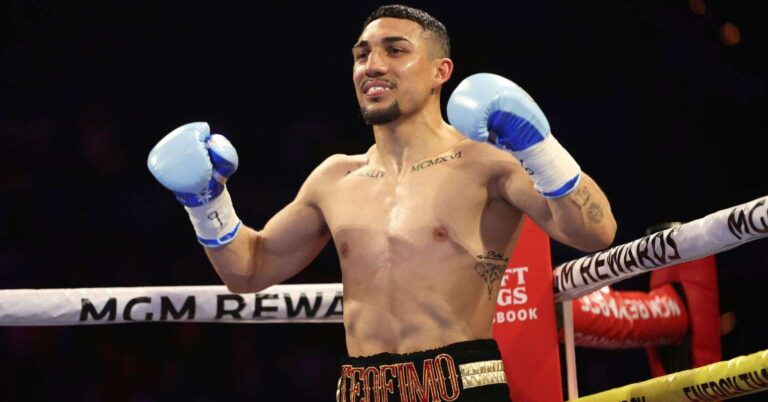 Teofimo Lopez has his sights set on his next opponent after Shakur Stevenson
