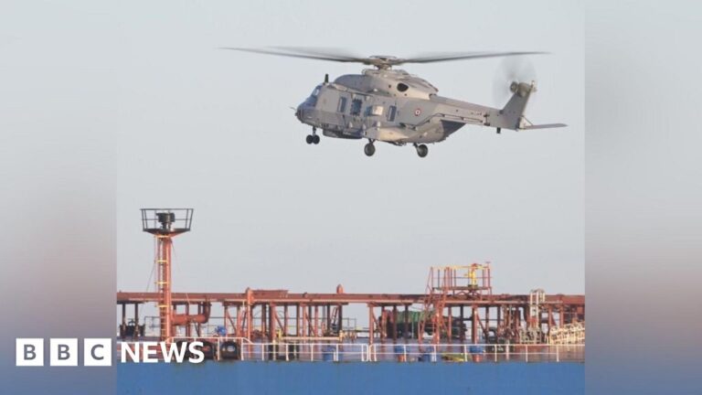 France captures suspected Russian ‘shadow fleet’ vessel in the Mediterranean.