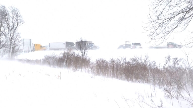 Video: Over 100 vehicles caught in massive pile-up during US snowstorm