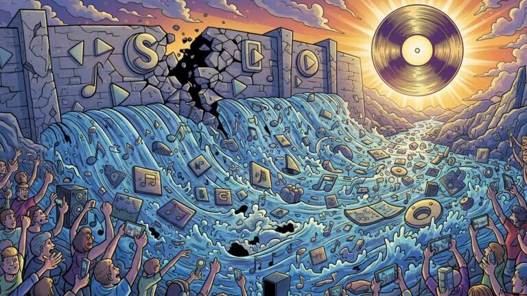 Music streaming platforms now offer over 250 million tracks.