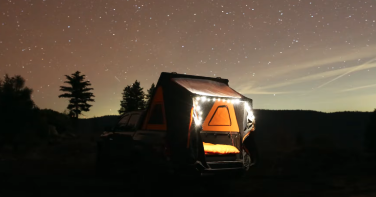 The Stealthiest, Lightest Pickup Camper: The 90-Second Tent