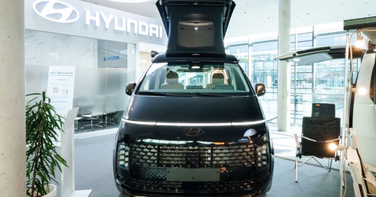 Hyundai’s Staria Smart Camper Van Concept for Europe