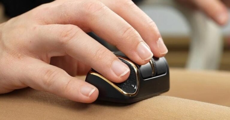 Smallest Ergonomic Horizontal Mouse in the World for Travel